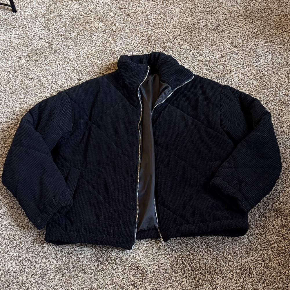Black Quilted Jacket